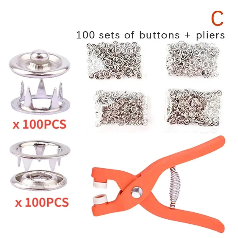Snap Fasteners Kit Tool