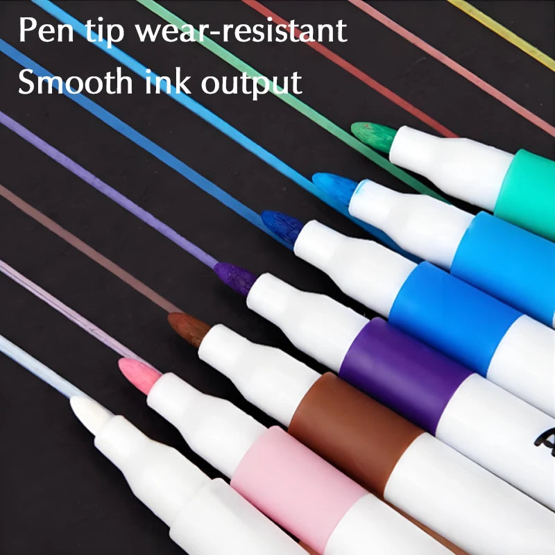 Liquid Ink Art Acrylic Paint Markers Set for Art and DIY Craft