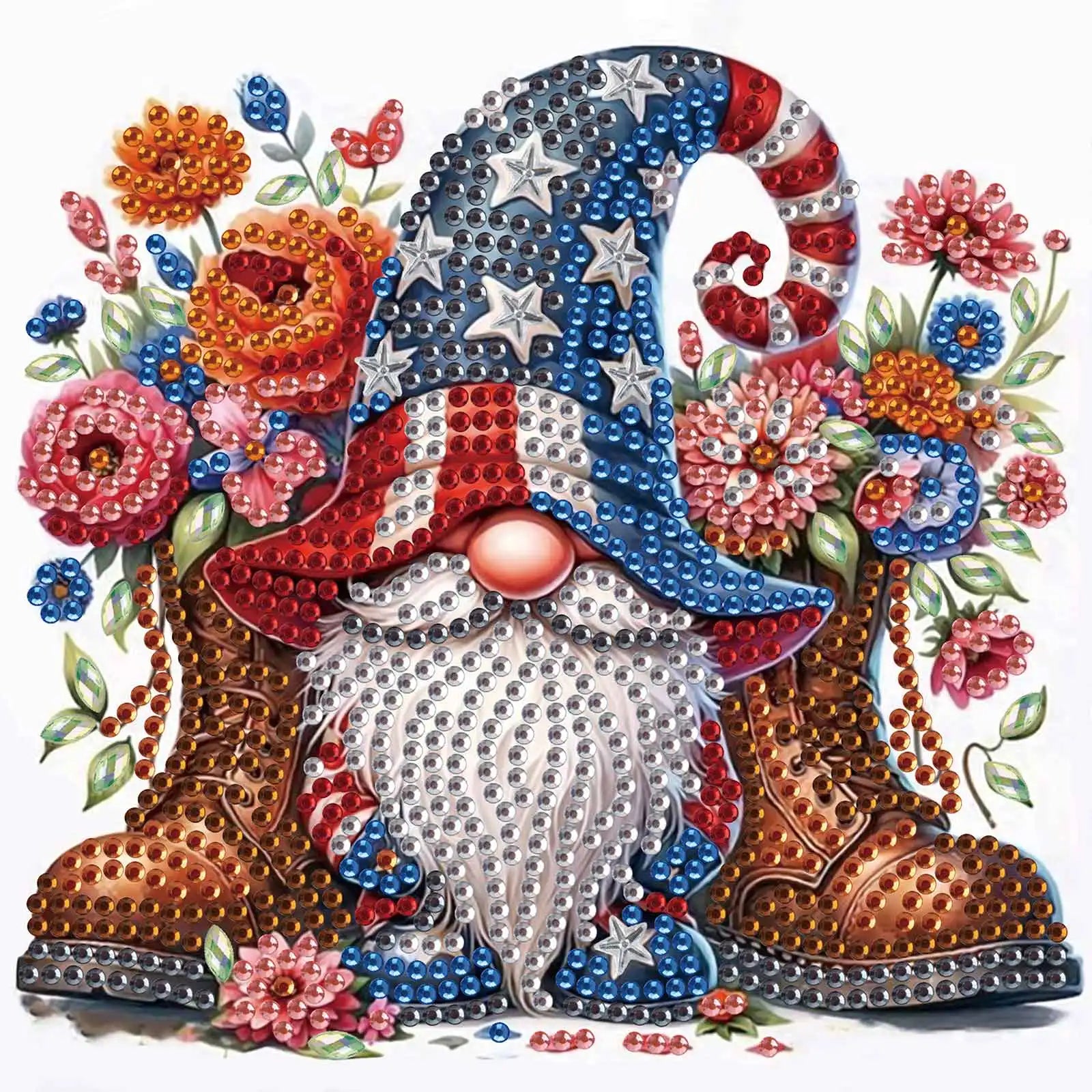 Dwarf Special Shape Diamond Art Painting Kit for Adult Beginner,Crystal Diamond Special Shape Kit for Home Wall Decoration Gift