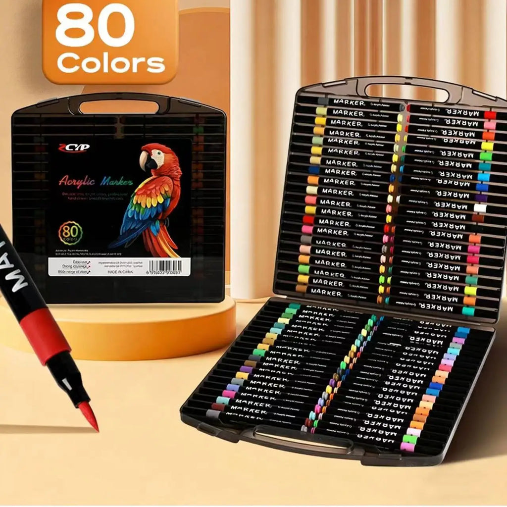 Acrylic Paint  brush Markers  Suitable for Rock, Glass, Art ,Ceramics,