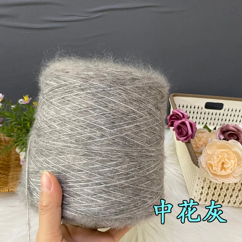 500G/PC Mohair Yarn High Quality Super Soft And Warm