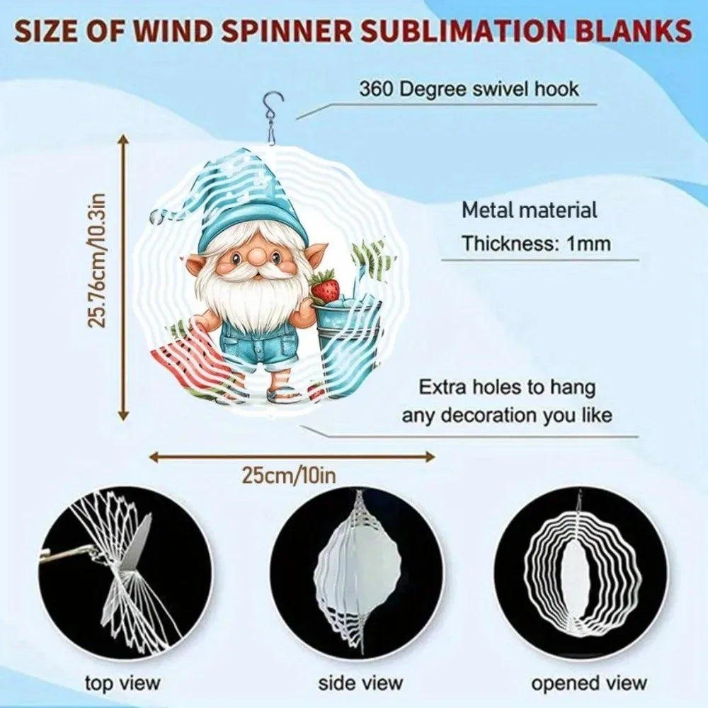 Gnome Design Summer Elf Wind Spinner -