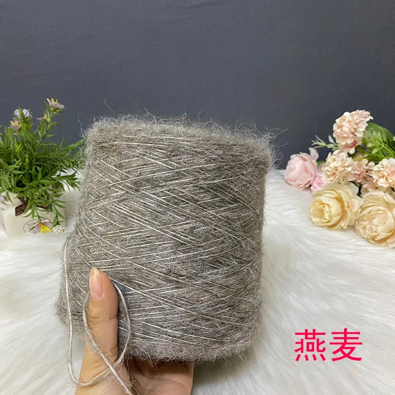 500G/PC Mohair Yarn High Quality Super Soft And Warm