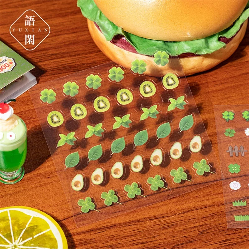 Cute Die-cut Decorative Stickers Book