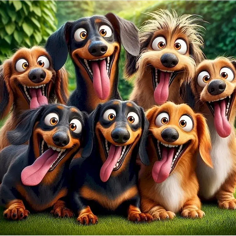 Funny Animals 5D Diamond Art Painting Kits for Adults