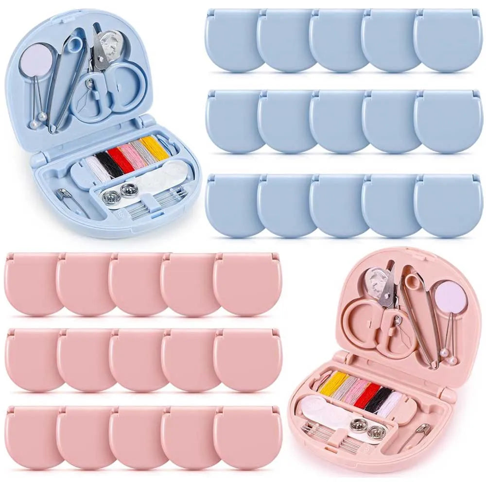 1-2Pack Min Travel Sewing Kit Portable DIY Supplies Beginner Friendly