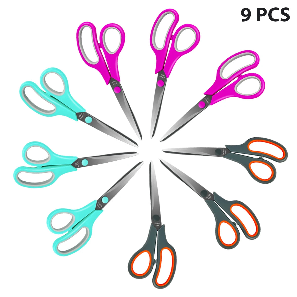 6pcs Scissors Stainless Steel for Precise Cutting for scrapbook