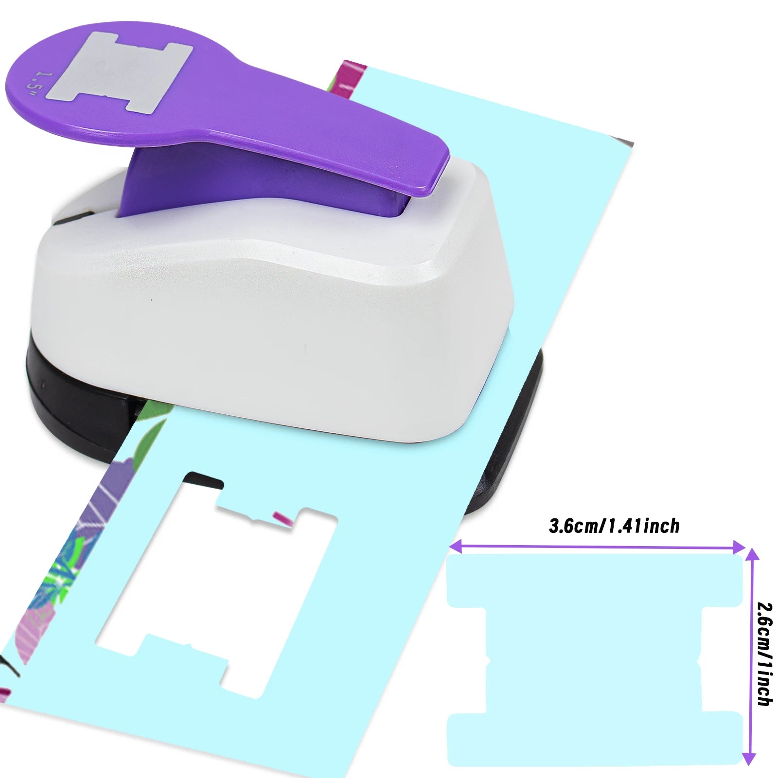 Loose Leaf Binder Tab Planner Paper Cutter Mushroom Hole Puncher 4mm folder notebook portable for a3 a4 a7 DIY Tabs Index Paper