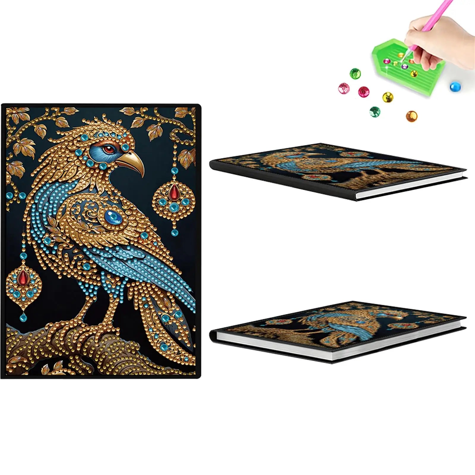 50-Page A5 Size 5D DIY Diamond Art Painting Notebook