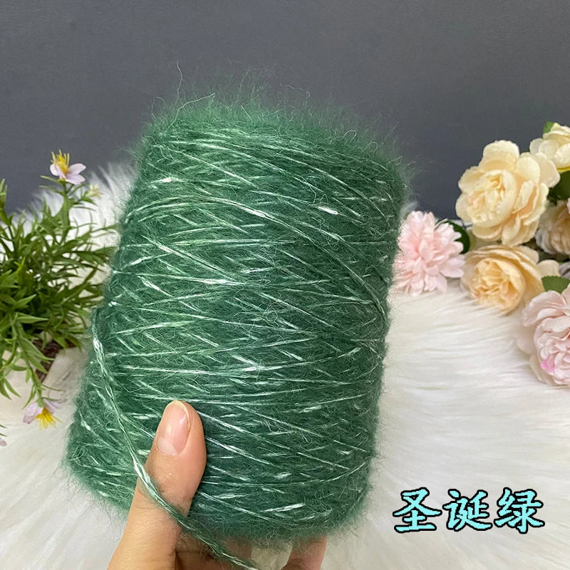 500G/PC Mohair Yarn High Quality Super Soft And Warm