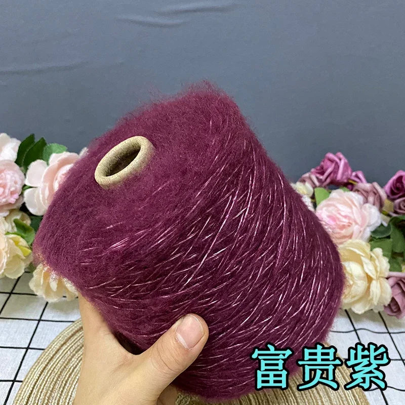 500G/PC Mohair Yarn High Quality Super Soft And Warm
