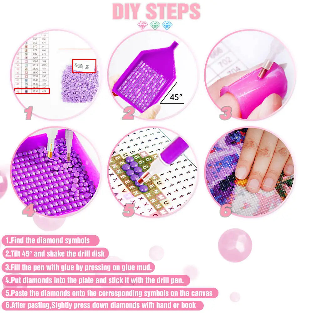 Jesus Christian Diamond Mosaic Portrait Religion Art round/square dots