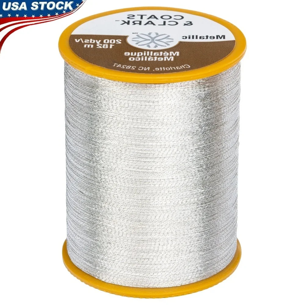 Metallic Silver Embroidery Thread