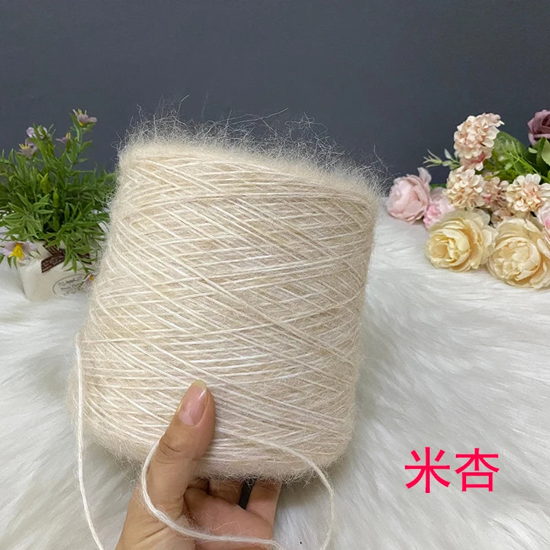 500G/PC Mohair Yarn High Quality Super Soft And Warm