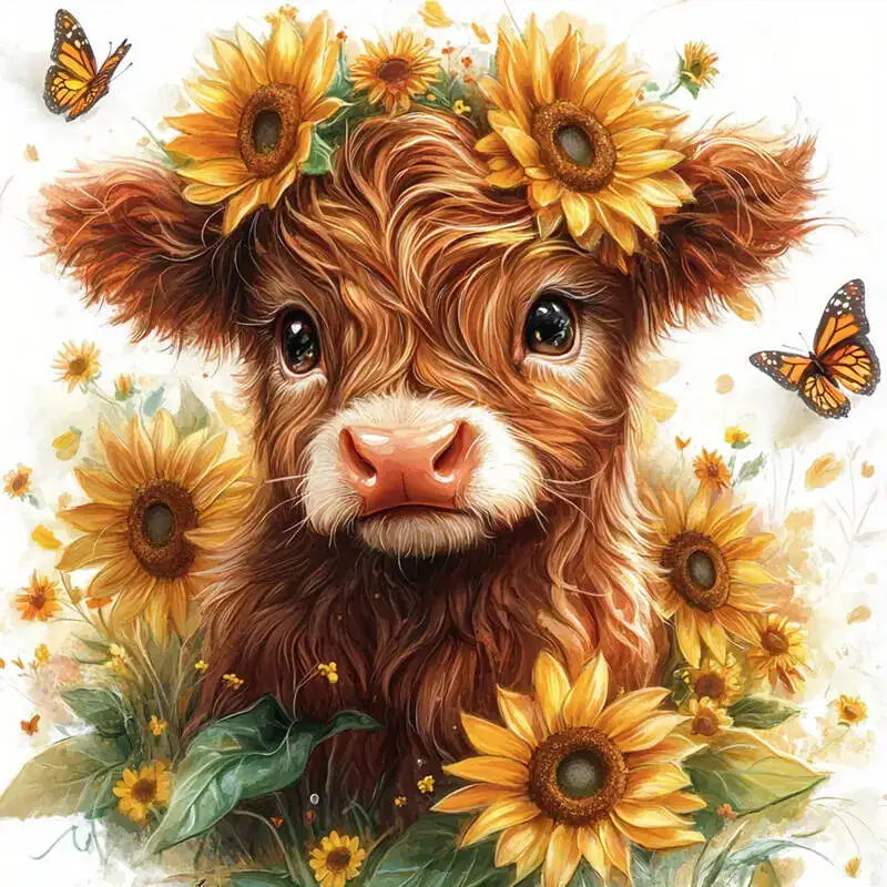 Diamond Painting Cow Highland Cattles various designs