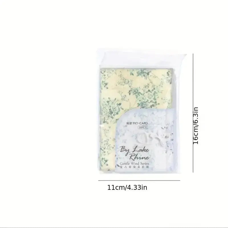 30pcs/pack Gentle Wind Series Bottom Non-self-adhesive
