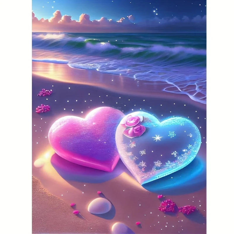 1-piece DIY seaside landscape pattern full diamond art