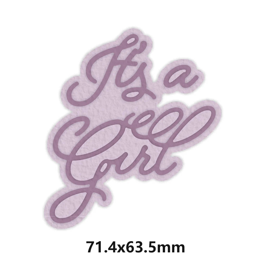 Happy Festive Birthday Wishes Metal Cutting Dies Sentiments Words Diecut Set For DIY Scrarpbooking Paper Crafts Cards Making New