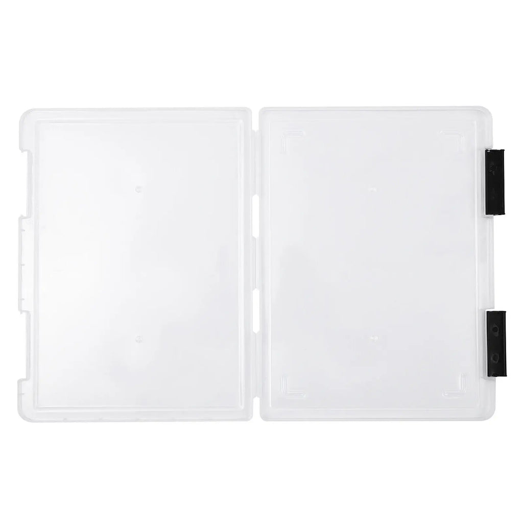 12 Pcs Polypropylene Clear File Boxes