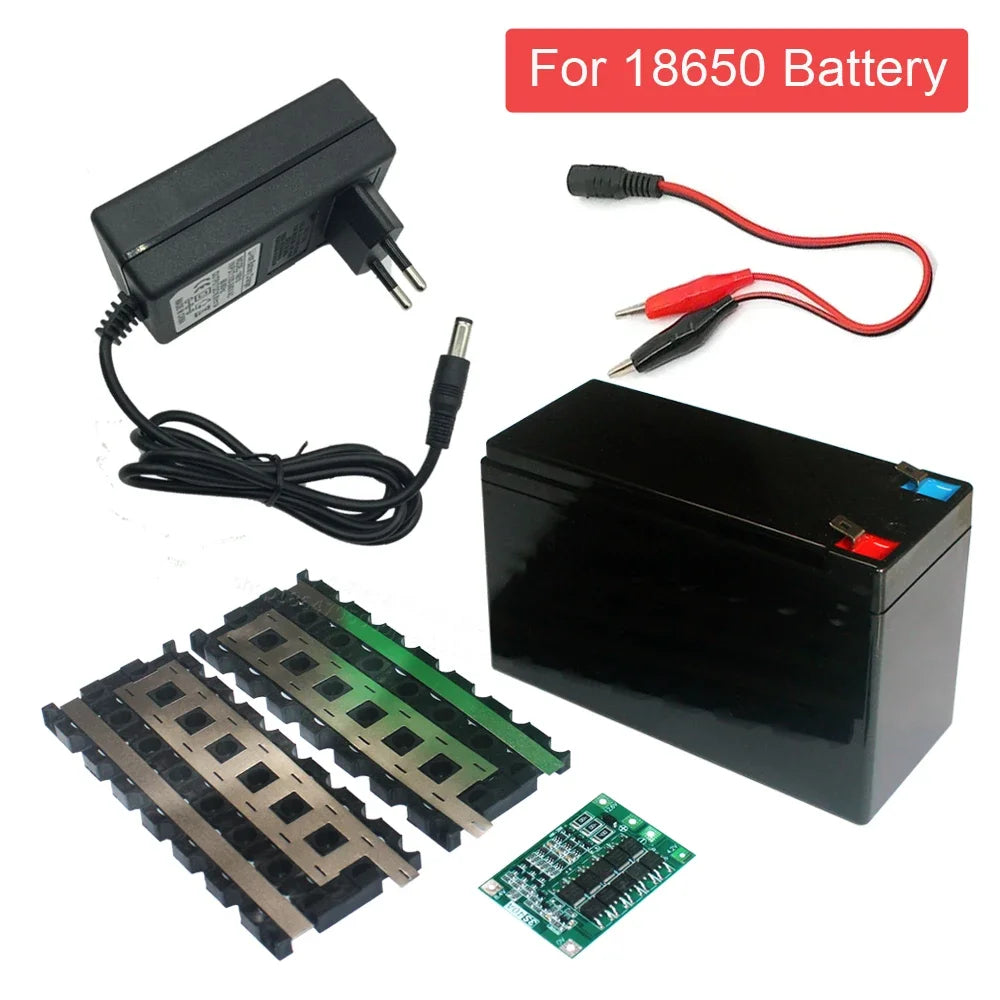 18650 Battery Storage Box Bracket 4V/6V/12V Lithium Battery Packs Toys