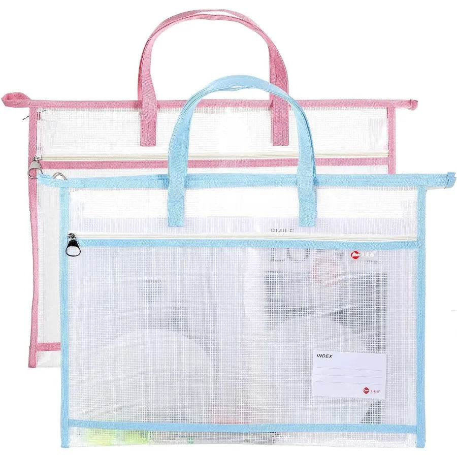 2 Pcs  Project Bag  for Art Supply Organization Artwork