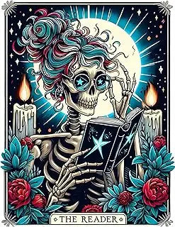 AB Diamond Painting Halloween Skull 5D Diamond Painting Set (Suitable for Beginners) DIY Mosaic Pumpkin Painting Decoration