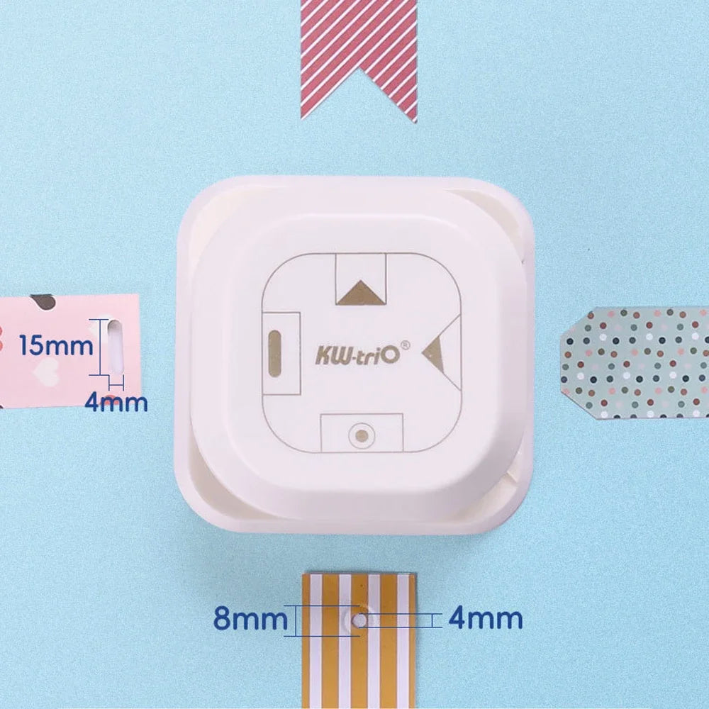 4 in 1 Tag Punch Corner Rounder Paper Cutter Label Punch