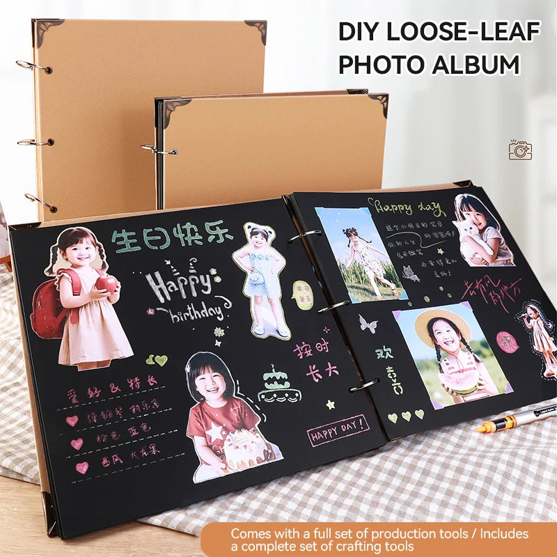 32/80 Pages  Photo Albums Handmade Scrap Book For Wedding Anniversary Gifts