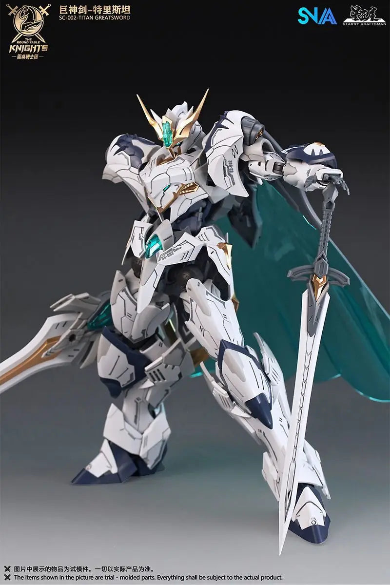 Titan Greatsword Tristan Assembly Model Kit SC-009 Divine Invoker Percival The Round Table Knights Figure