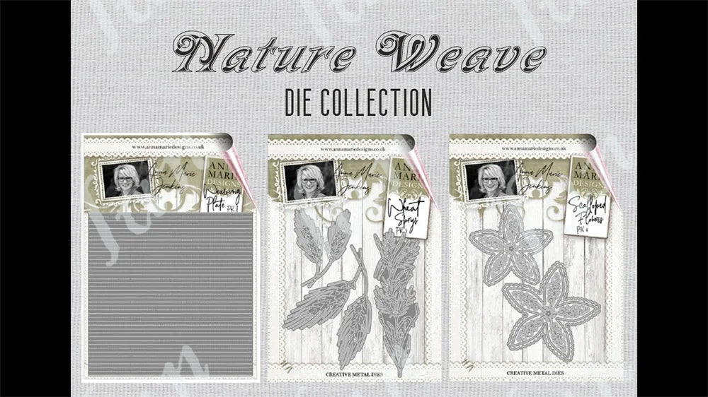Garden, Birds, Wreath, flowers  Trio Die Set Metal Cutting Dies