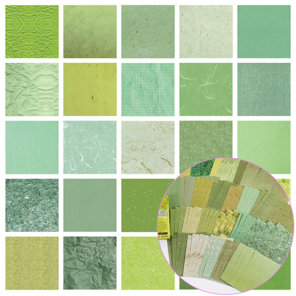 Colorful  Background Craft Paper Junk Journal Planner Scrapbooking