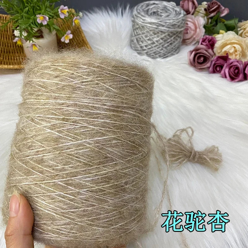 500G/PC Mohair Yarn High Quality Super Soft And Warm