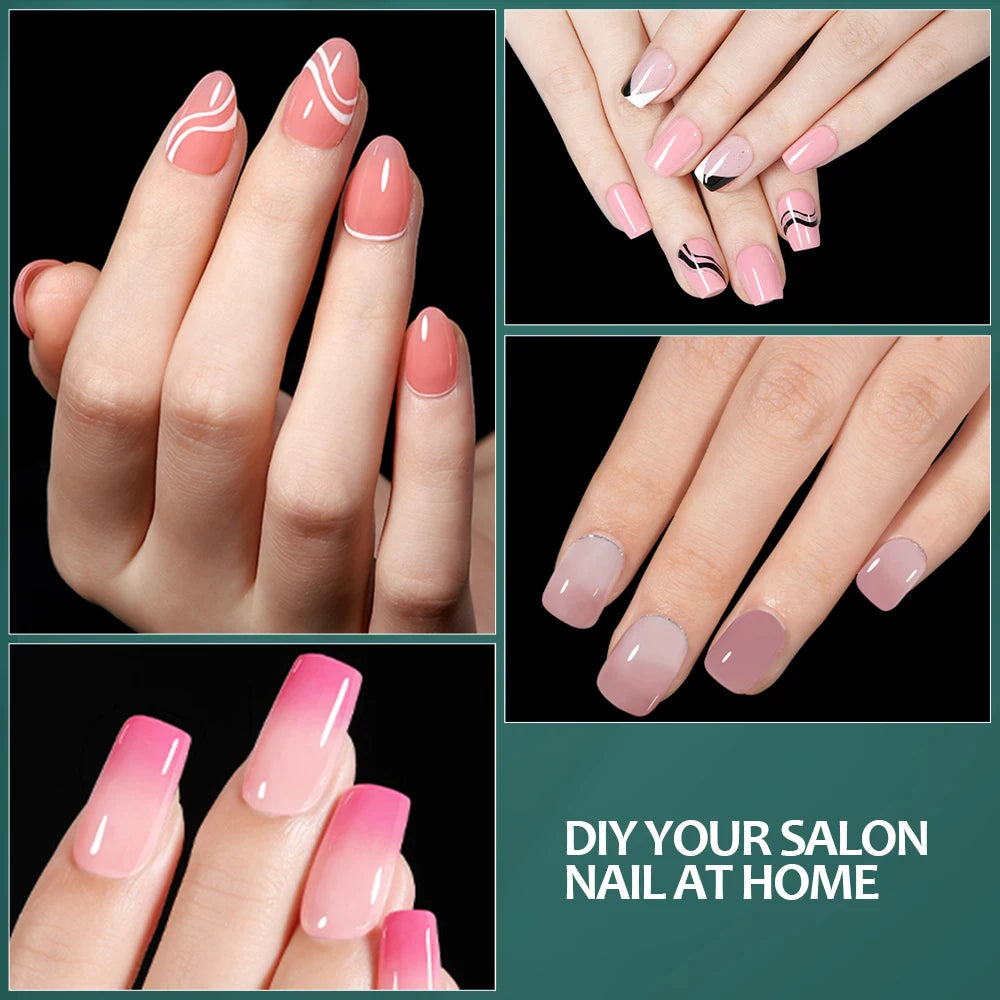 Soft Gel Nail Tips 600pcs Full Coverage Coffin Ultra Short Almond Oval Press On Nail Extension Tips For Home DIY Nail Design