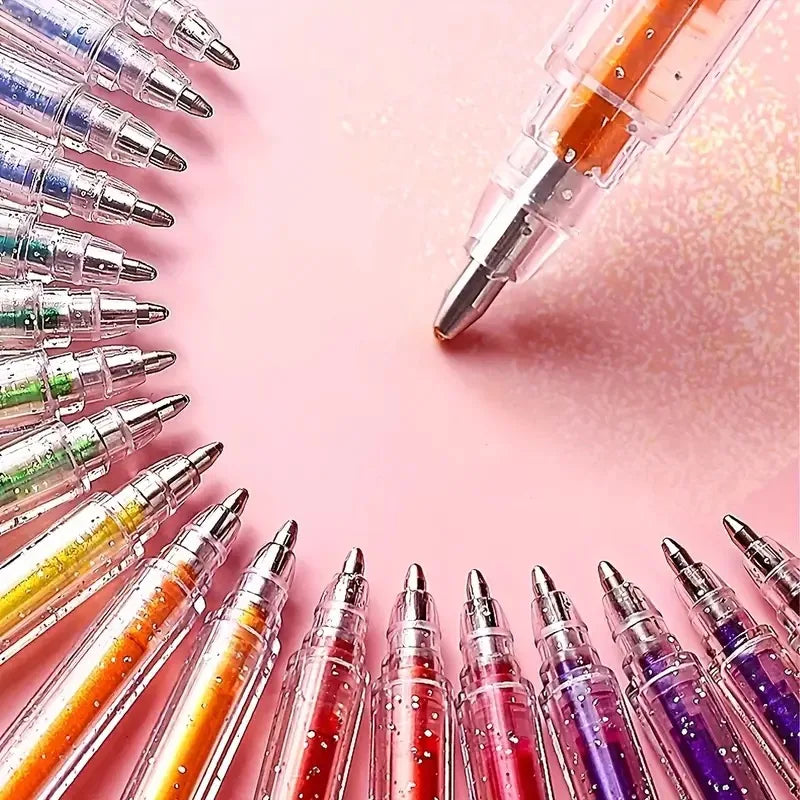 60PCS Glitter Gel Pens Set,