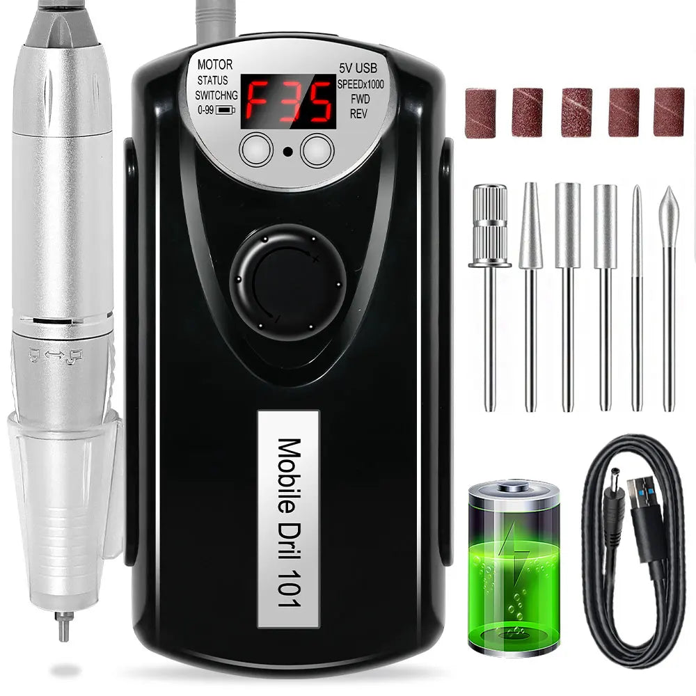 35000RPM Professional Electric Nail Drill Motor Tool