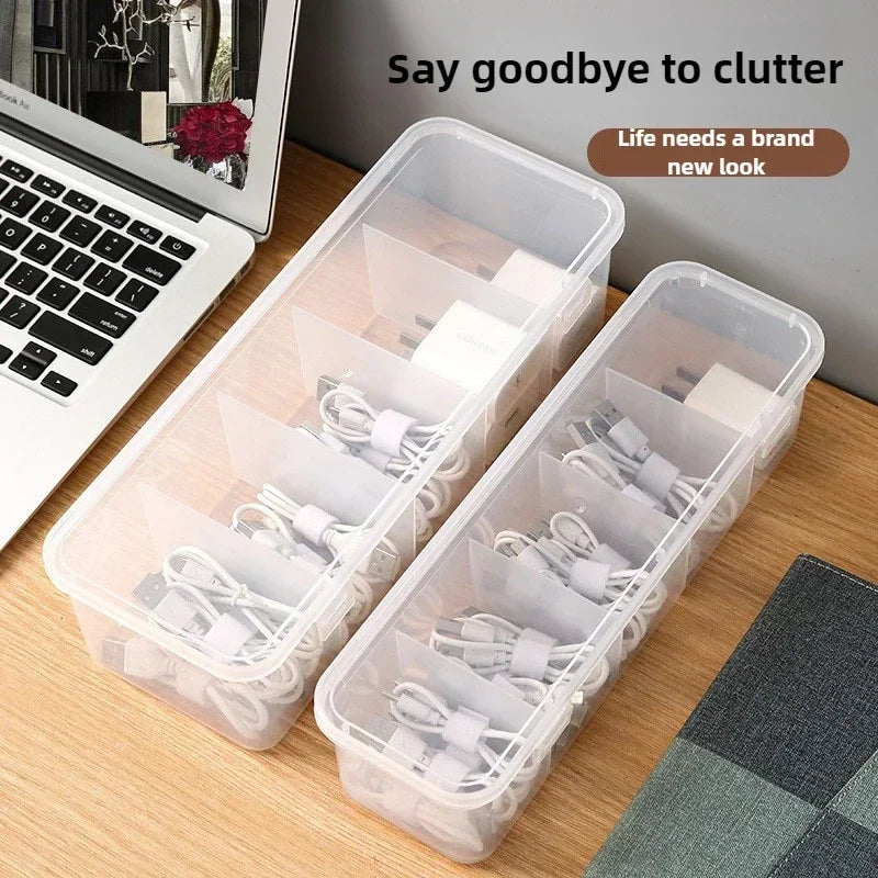 Organizer with Lid Clutter Collection Box for Office Home