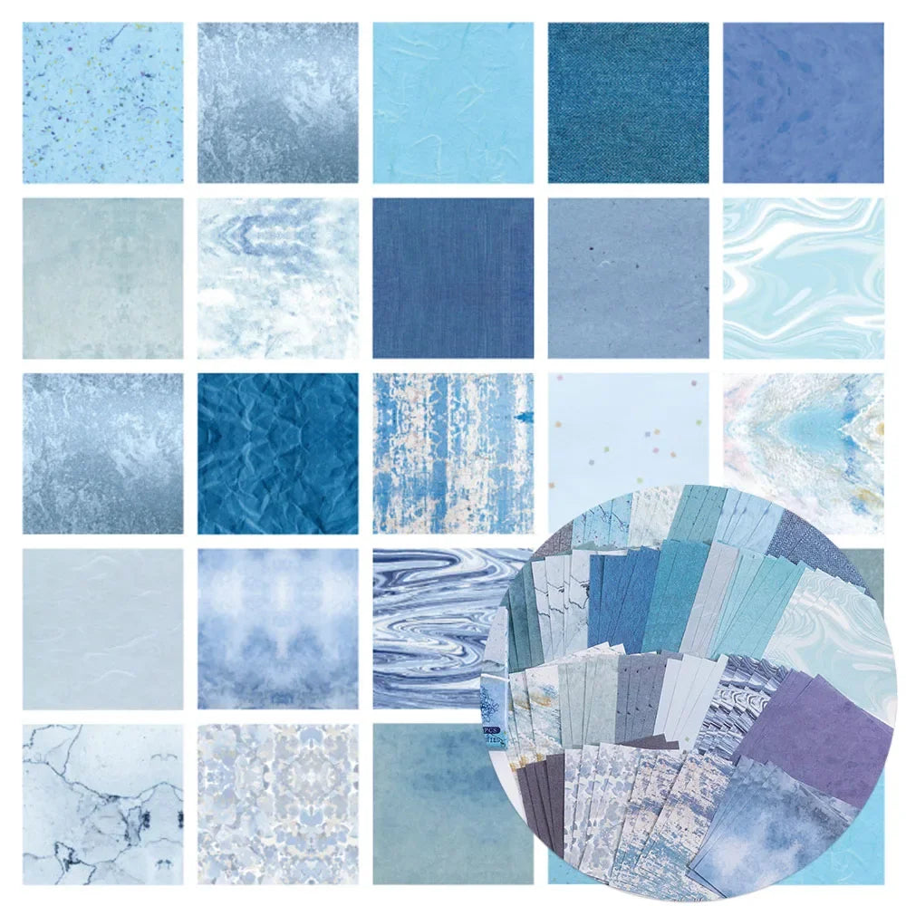 Colorful  Background Craft Paper Junk Journal Planner Scrapbooking