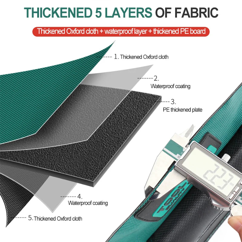 1680D Oxford Waterproofed Wear-Resistant Electrician Storage Toolkit, household use , craft tools