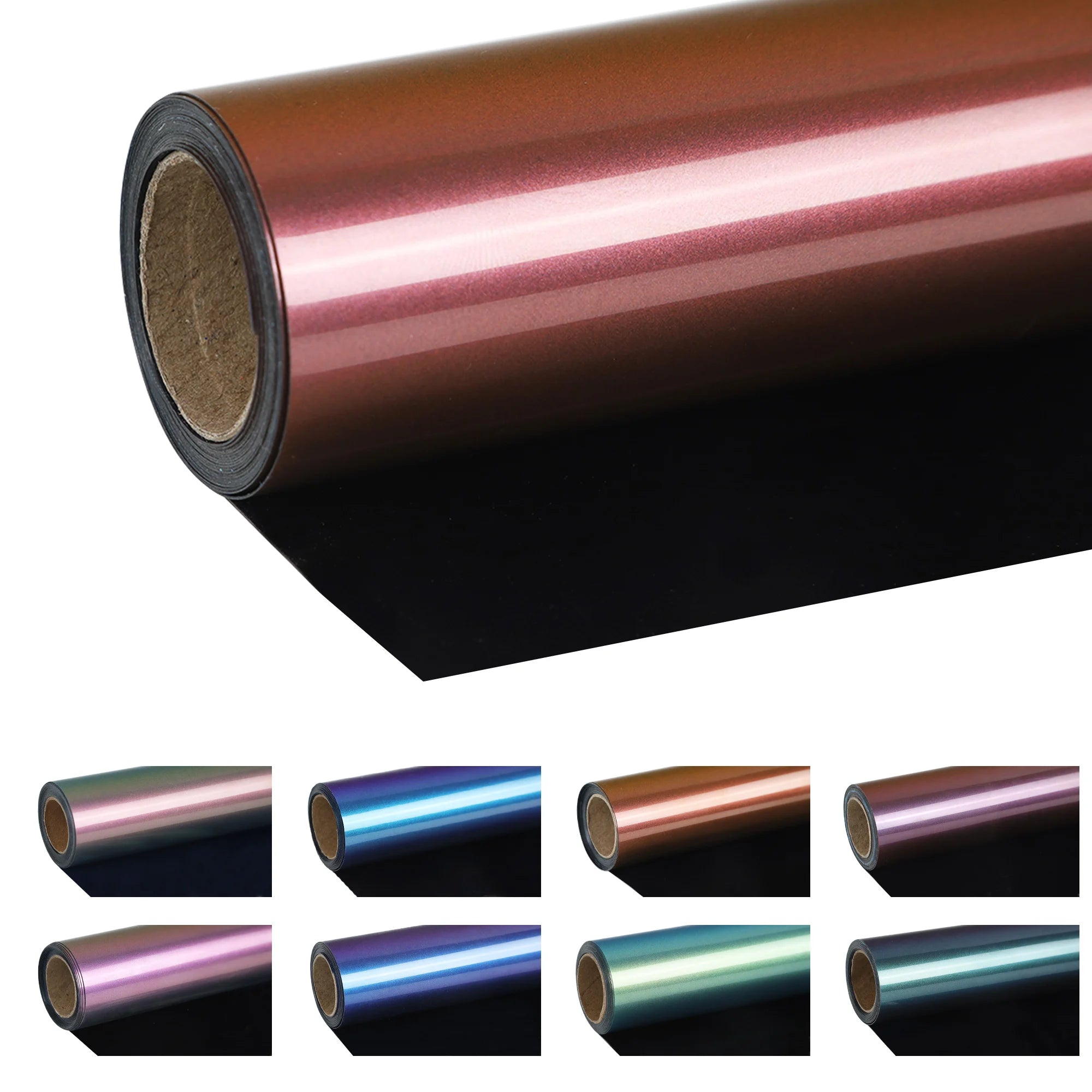 Chameleon PU HTV Vinyl, Iron On Vinyl For All Cutter Machine, Easy to Cut &Weed