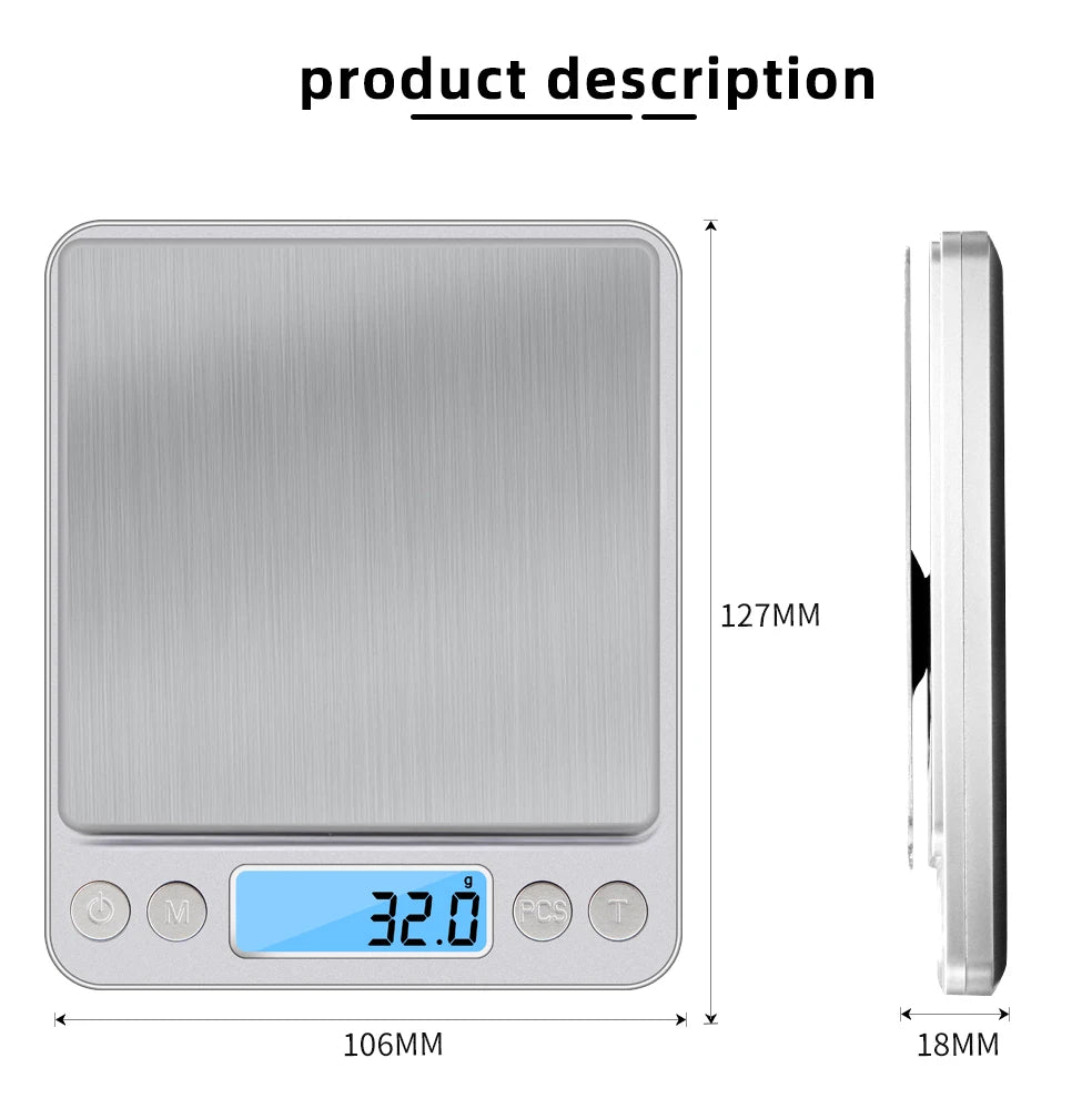 Mini  Digital Jewelry 3kg Weighing Scale
