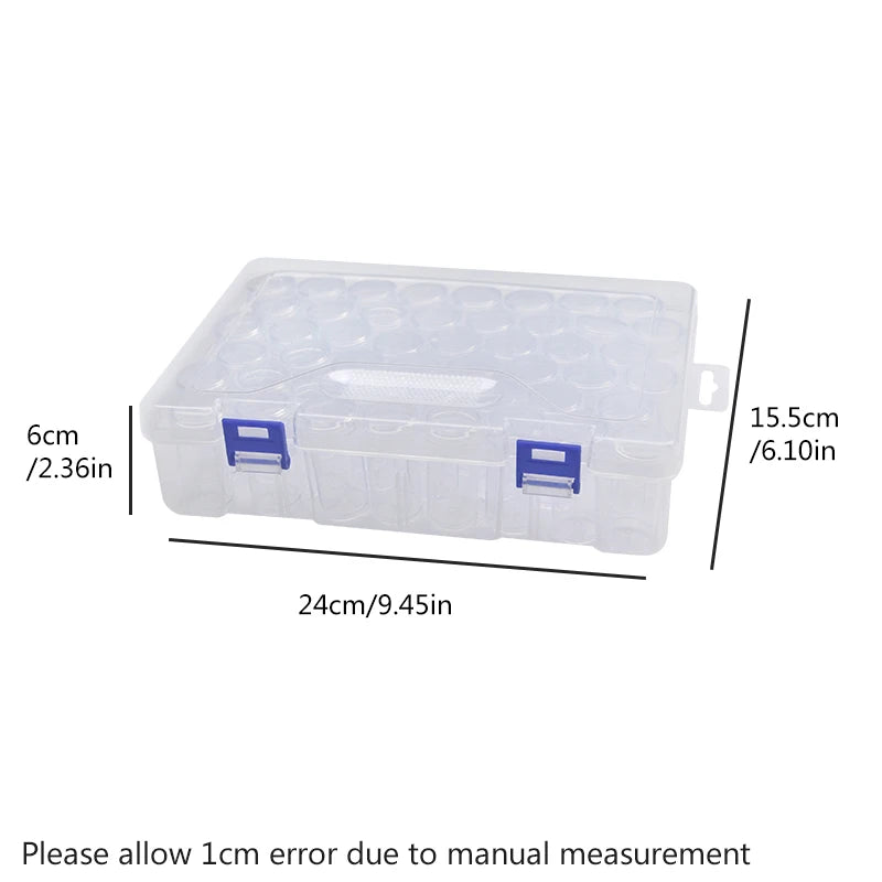 1/3/5pcs Transparent plastic storage box
