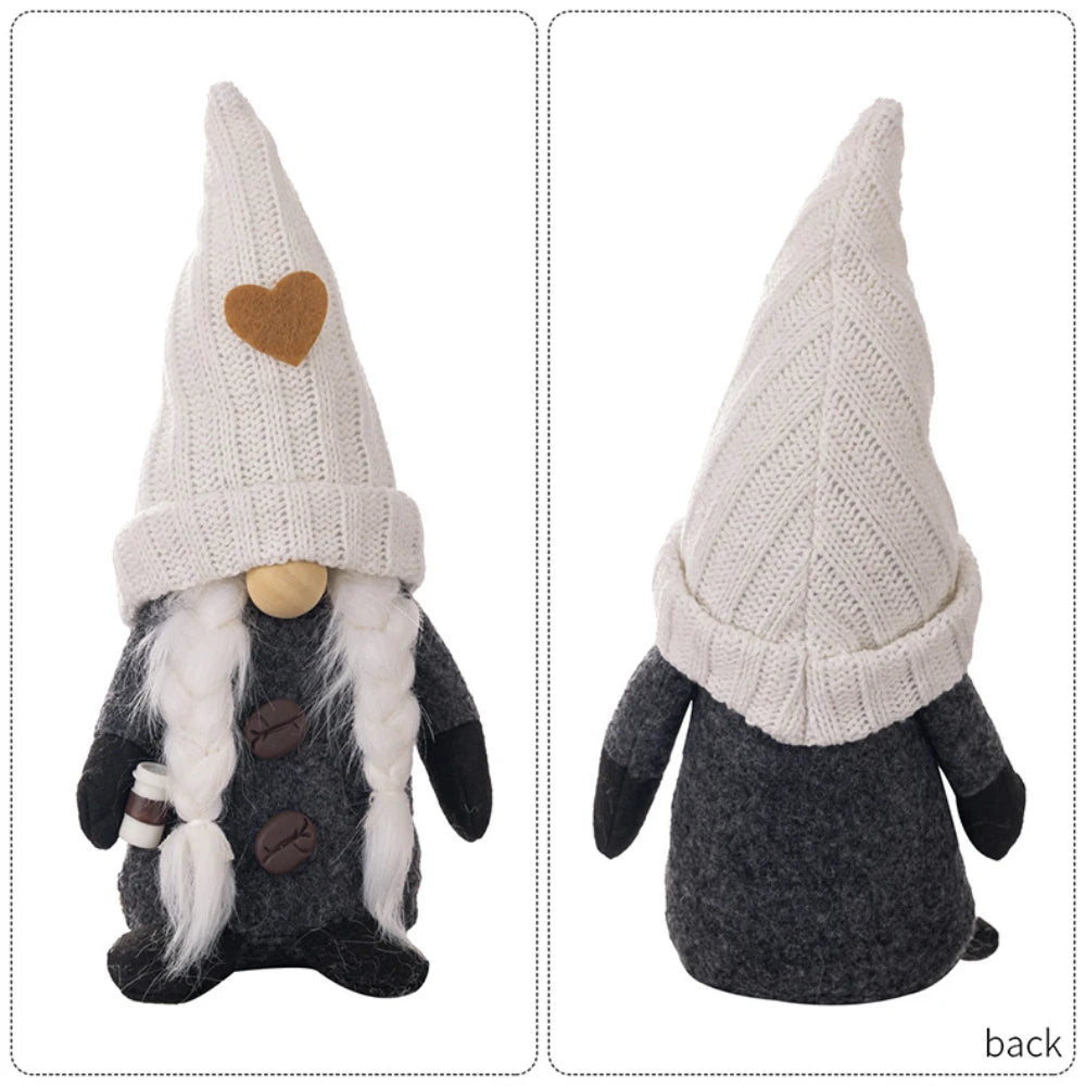 4 Styles Coffee Gnome Dolls Plush Nordic Doll