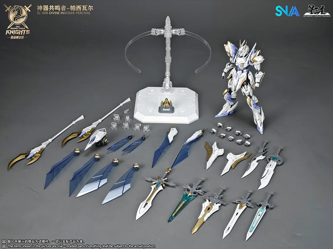 Titan Greatsword Tristan Assembly Model Kit SC-009 Divine Invoker Percival The Round Table Knights Figure