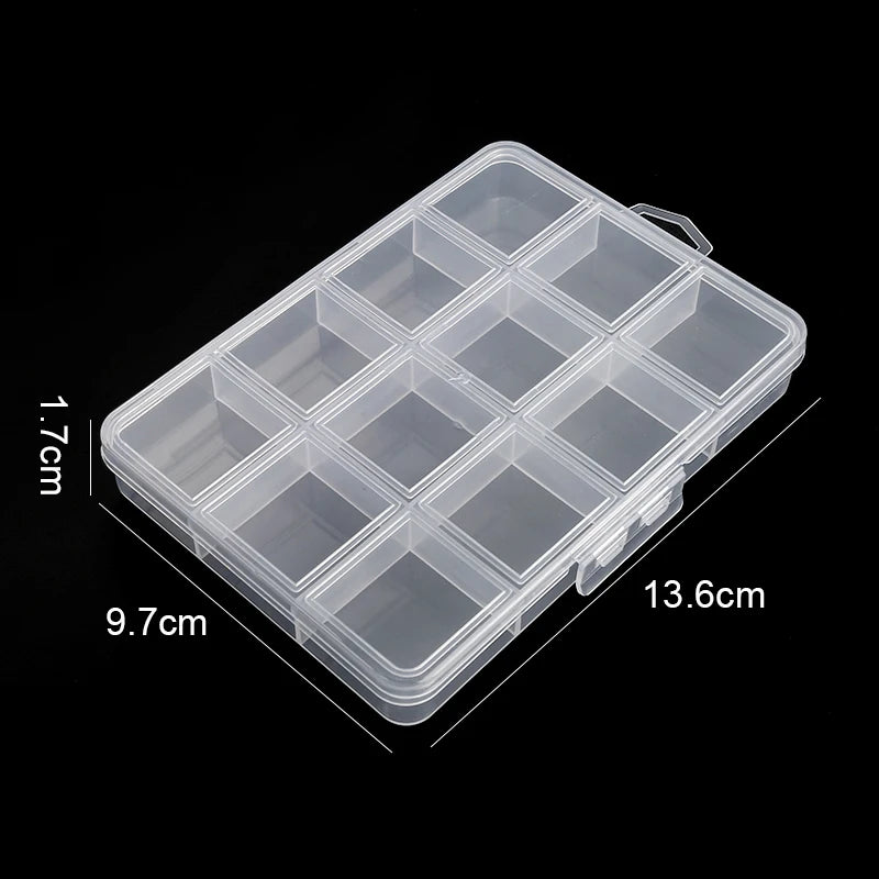 Transparent Storage Containers, 7 different sizes