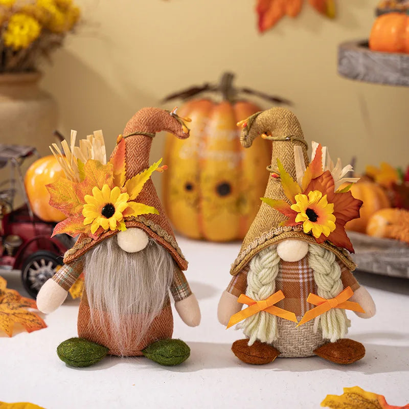 Fall Gnomes Decorations for Home Thanksgiving
