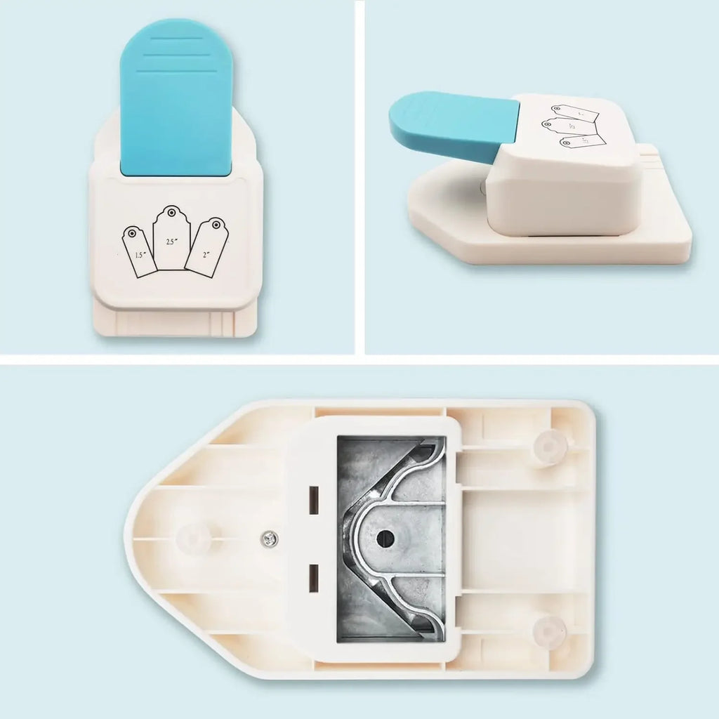 3-in-1 craft label punch, 1.5/2/2.5-inch gift label punch