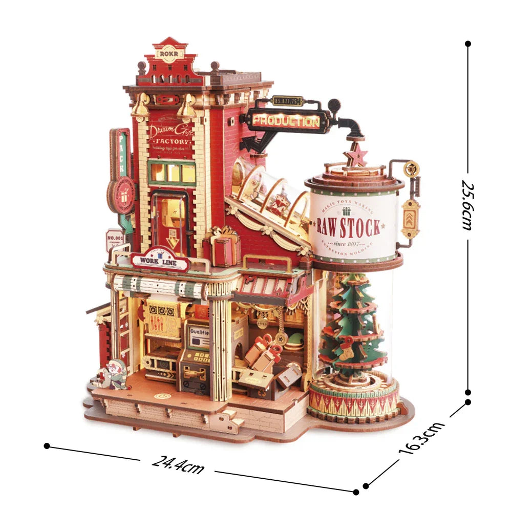 Robotime Rokr Wooden Music Box  Factory 3DPuzzles Model Kits