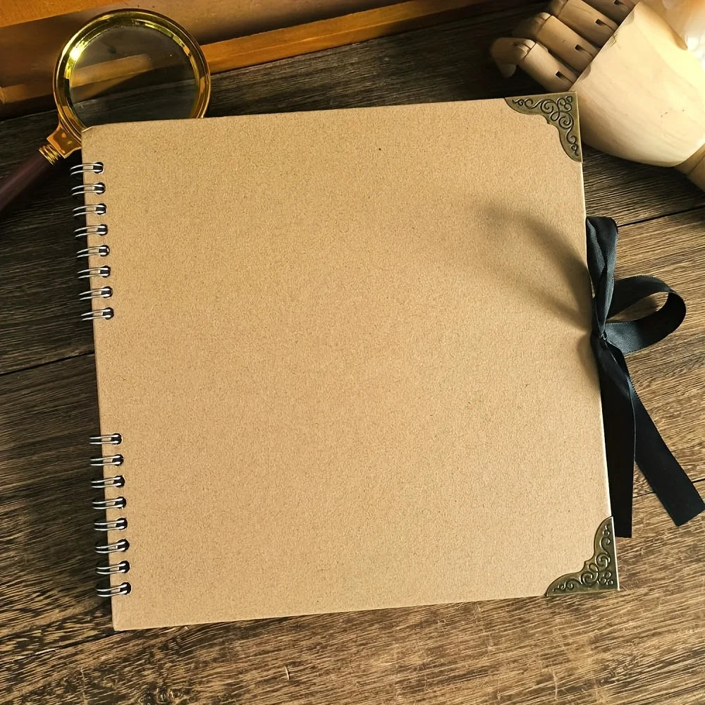 Vintage Leather Photo Album – 30 Pages