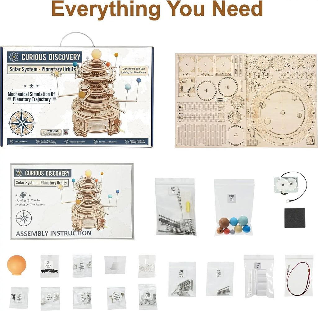 Robotime Rokr 316PCS Rotatable Mechanical Orrery