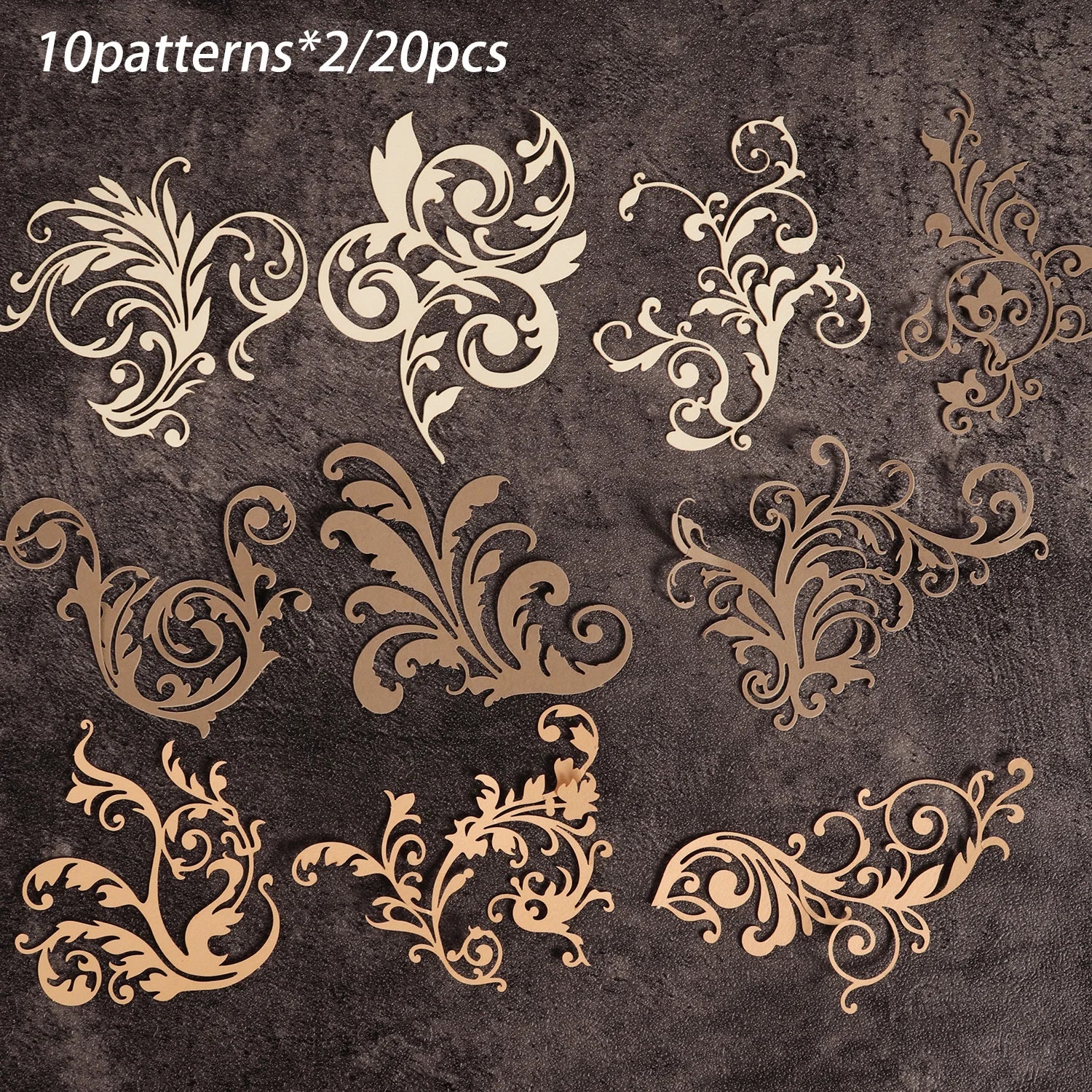 20pcs Hollow out Special-shaped  Paper, embelishments